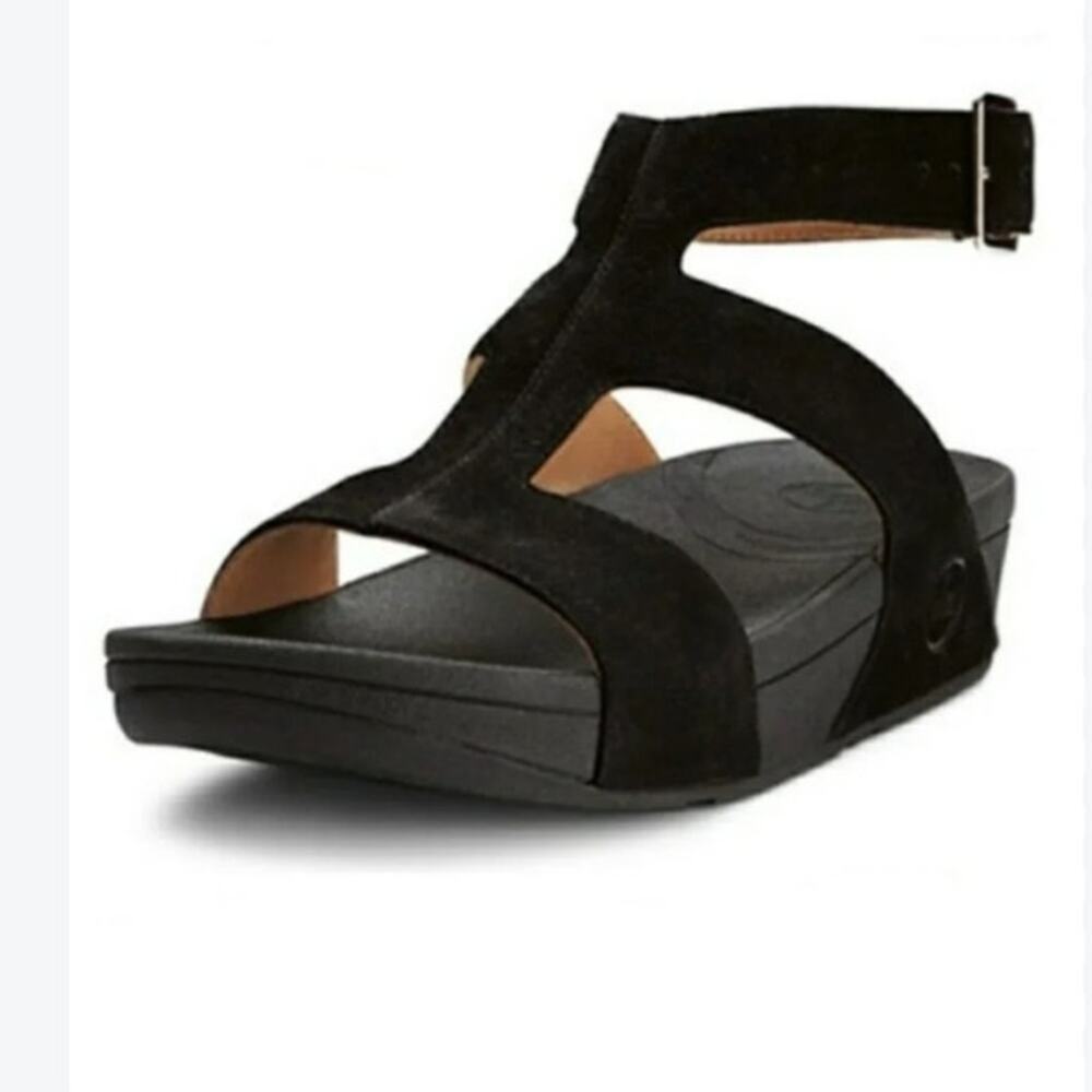 FITFLOP Arena Gladiator Sandals Leather Orthotic Support Size 7
